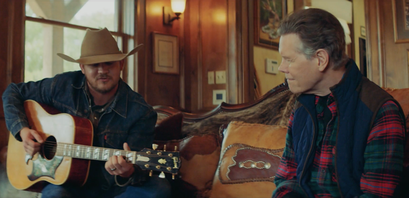 Drew Parker and Randy Travis